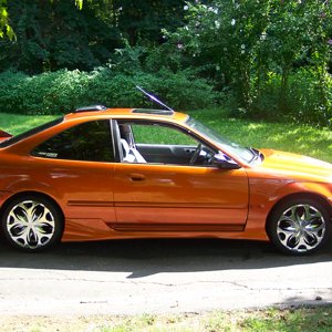 98 civic i painted for my boy PUG's