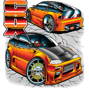 CRX T-shirt design