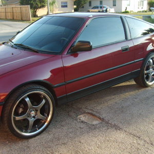 91 crx driver side